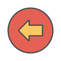 Left Arrow Vector Icon