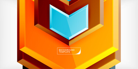 Arrow technology and business concept background. Vector Illustration For Wallpaper, Banner, Background, Card, Book Illustration, landing page