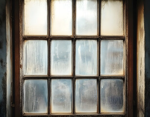 Old grungy window background or texture