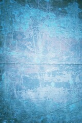 Empty space, vintage blue cement wall for abstract background.