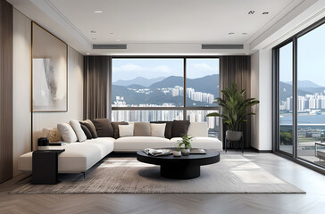 Fototapeta premium Modern home scene