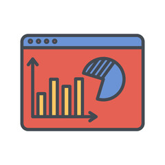 Data Visualization Vector Icon