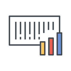 Barcode Analytics Vector Icon