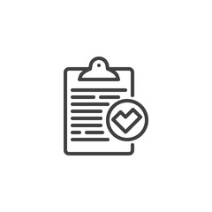 Compliance Check line icon