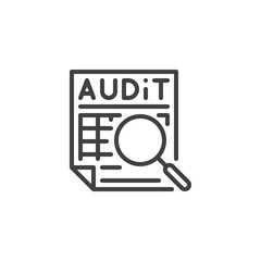 Quality Audit line icon