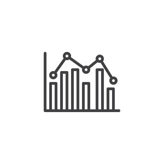 Statistical Process line icon