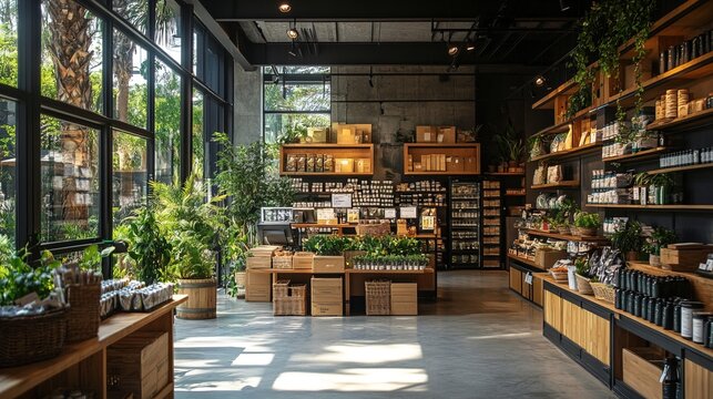 Sustainable shopping, eco-friendly retail practices 