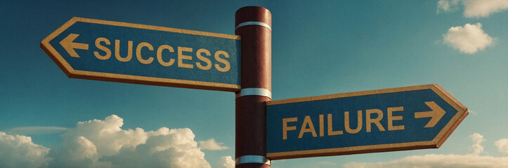 Decision-Making Signpost- Choosing Success or Failure