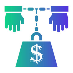 workaholic Gradient icon