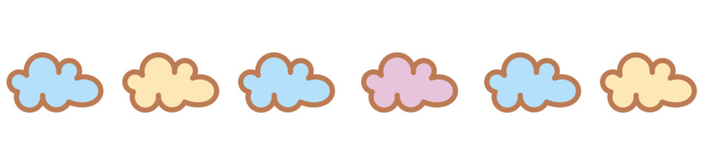 Cute Cloud Border
