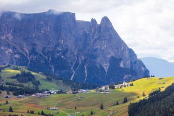 Dolomites Alpe di Siusi, Italy landscape