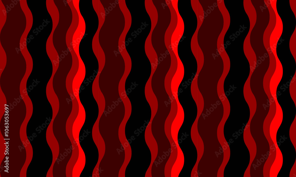 Poster vertical striped design with flowing curves and textured waves. artistic colors blend with simplicit