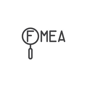 Failure Mode and Effects Analysis line icon