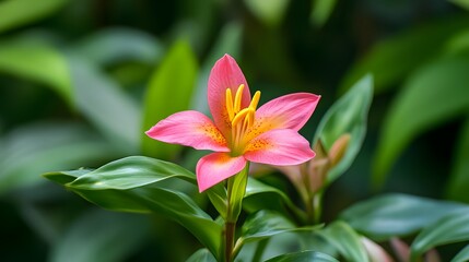 Explore the beauty of pink lily flowers in nature