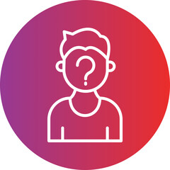 Anonymisation Vector Icon Style