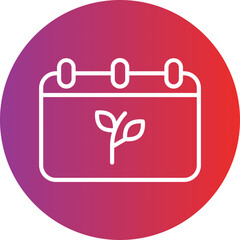 Calendar Vector Icon Style