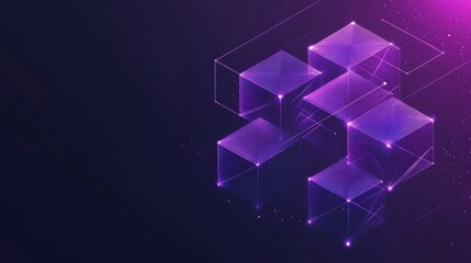 Digital representation of blockchain cubes in a network