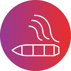 Cigar Vector Icon Style