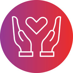 Holding hands Vector Icon Style