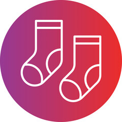 Socks Vector Icon Style