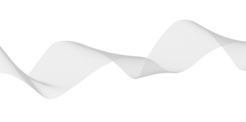 White paper Technology illustration gradient waves. Flow wave with line landscape. Modern glowing wavy lines with technology connection concept. Abstract technology lines mesh background. 