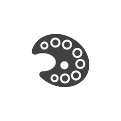 Obraz premium Color Palette vector icon