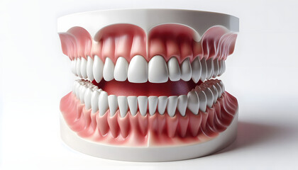 Obraz premium 잇몸 치아 모형