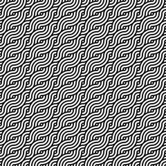 Abstract seamless pattern. Concentric circles. Intersecting repeating circles background. 