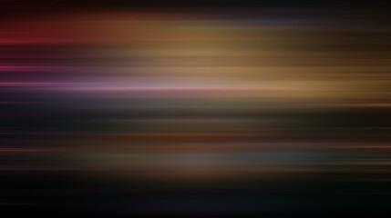 Gradient Abstract Art Background with Warm Horizontal Lines，Colorful Abstract Blurred Light Effects