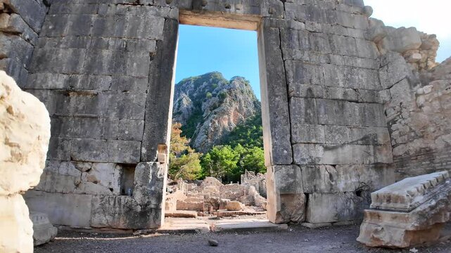Olympos Ancient City is in the Kumluca district of Antalya. It is within the borders of Beydağları &ndash; Olympos National Park and takes its name from Tahtalı Mountain, 16 km to the north.