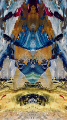 Abstract art background . Hand painting artwork . Canvas .