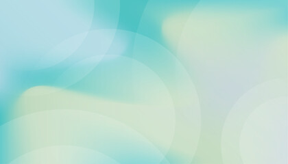 Abstract green gradient background with white circle effect