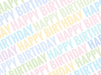 パステルBirthday