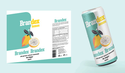 Flavoured Fizzy Drink packaging design - eps
