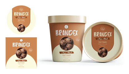 Ice Cream packaging design - eps 