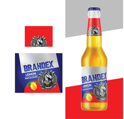 Malt drink packaging design - eps 
