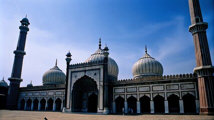 Fototapeta premium Beautiful Mosque Wallpaper
