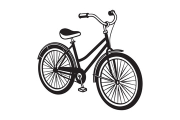 Fototapeta premium Bicycle logo silhouette , Bicycle silhouette Vector