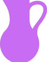 Oil jar - abstract Hanukkah elements series