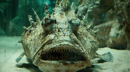 Stonefish Venom: A toxic substance from the spines on a stonefish's back, it induces intense pain, tissue damage, and potentially fatal systemic complications.
