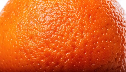 High Resolution Macro Shot of a Fresh Orange Peel Showing Intricate Texture, Juicy Pores, and Vivid Orange Color. Perfect for Natural Backgrounds, Healthy Food Themes, and Organic Skin Texture Concept