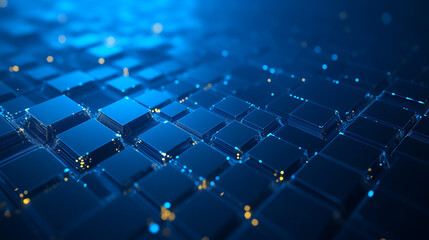 Obraz premium a abstract purple technology background, Abstract futuristic - technology with polygonal shapes on dark blue background.