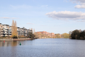 view of the river in the city