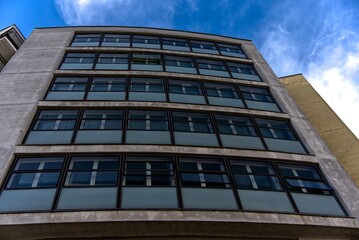 Fototapeta premium Office building with glass facade in Berlin.