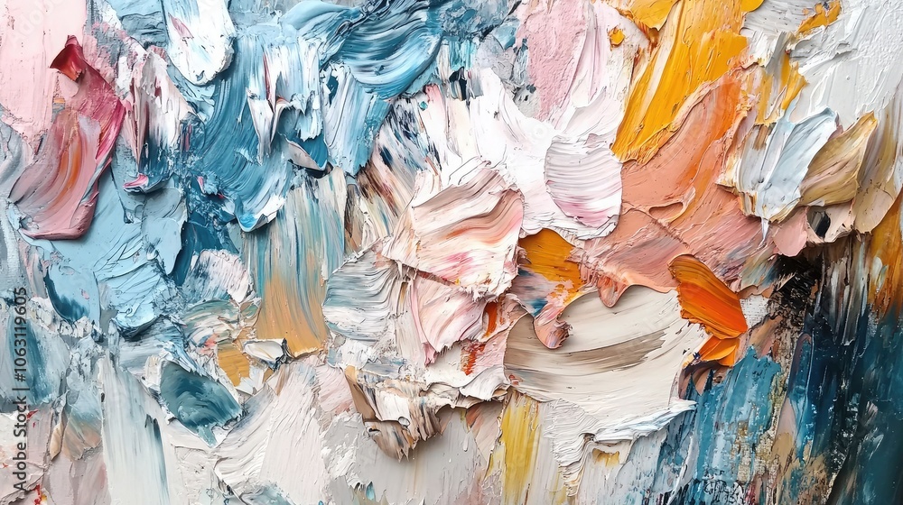 Aufkleber abstract colorful palette with texture and layers