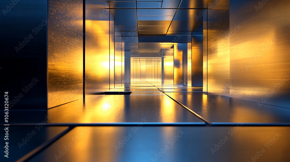 Aufkleber abstract geometric background, simple cube square shape. a colorful wall made of blocks in various c
