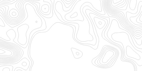 Black and white lines seamless Topographic map patterns, topography line map. Vintage outdoors style. The stylized height of the topographic map contour in lines and contours isolated on transparent.