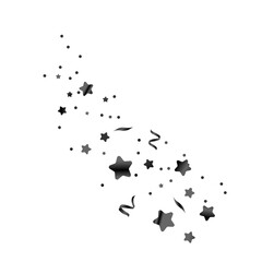 Black gradient confetti with stars and dots
