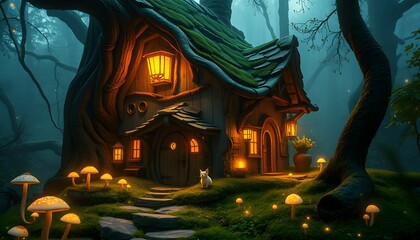 halloween pumpkin in the graveyard