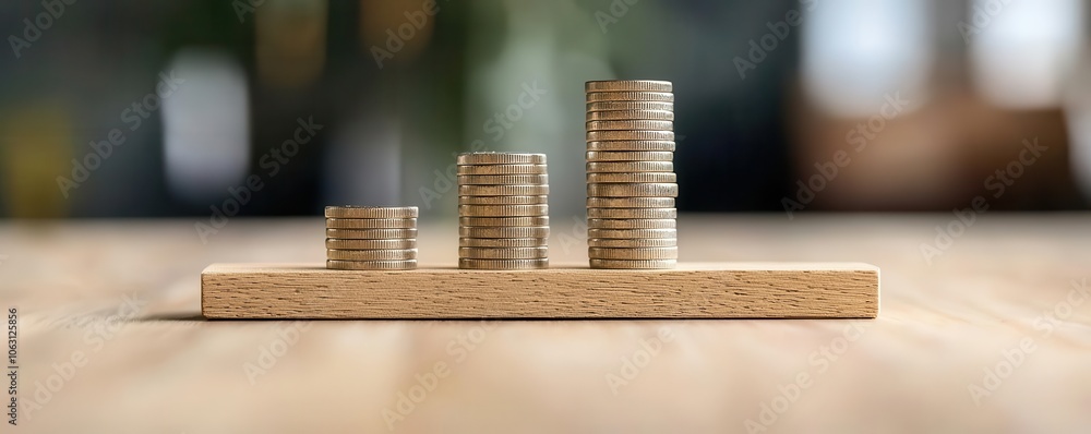 Aufkleber artistic view of a balance sheet with rows for initial price, current value, and assessment summary,